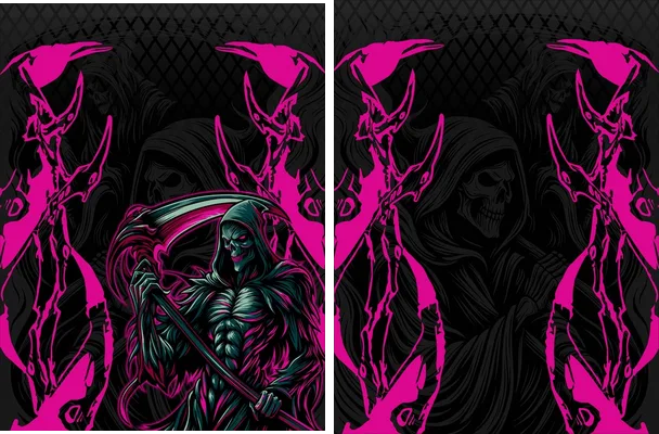 la muerte pink design