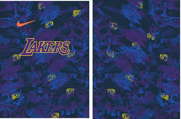 lakers conmemorativo 2021 vector