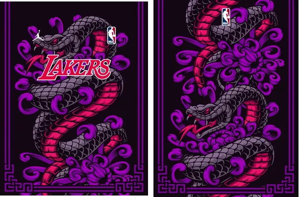 lakers snake black mamba