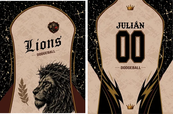 lion grietas concept