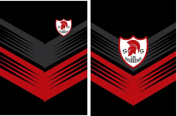 los guerreros dark red