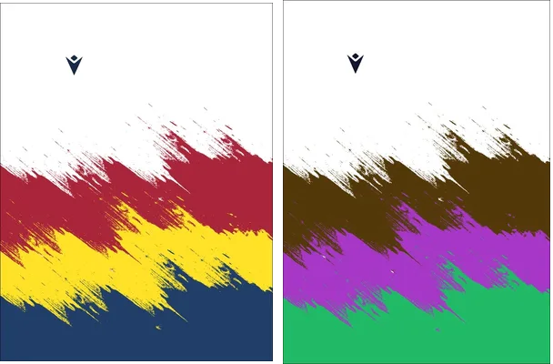 macron jersey grunge concept