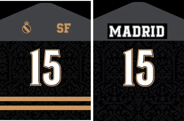 madrid varsity tshirt
