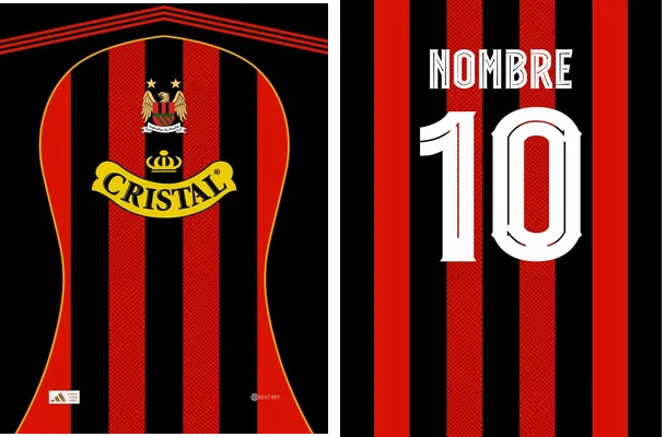 manchester city black red concept