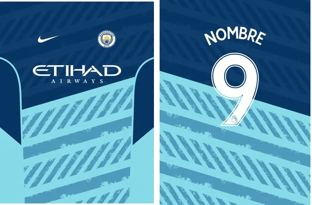 manchester city concept grunge