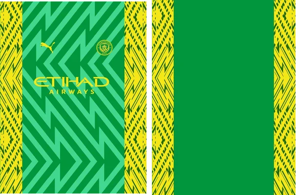 manchester city puma green yellow