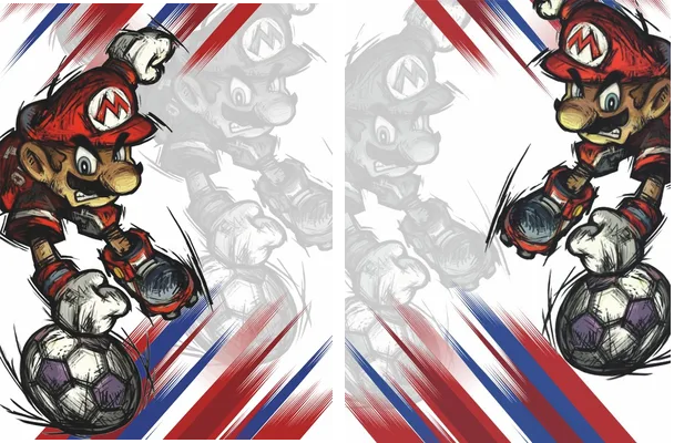mario bros futbol