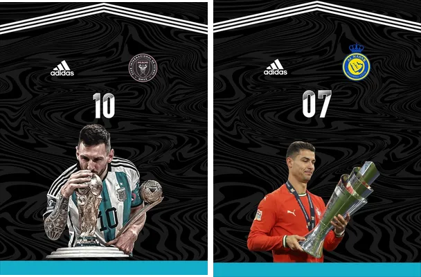 messi ronaldo concept