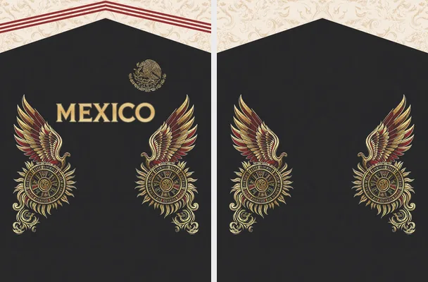 mexico design black abstract