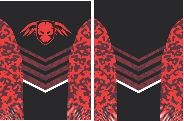 motocross calavera design