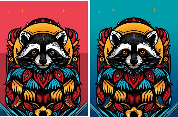 mystic raccoon art