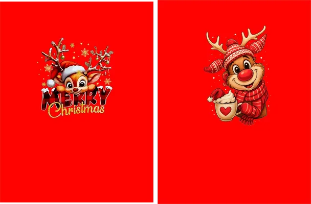 navidad renos design