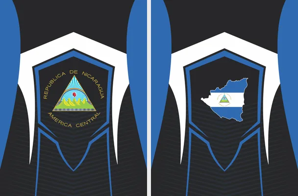 nicaragua design azul
