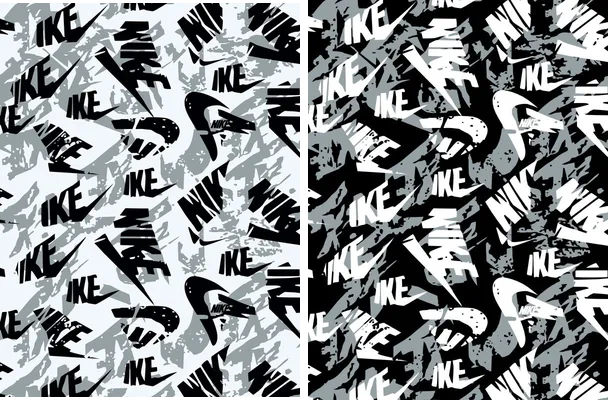 nike grunge texture design