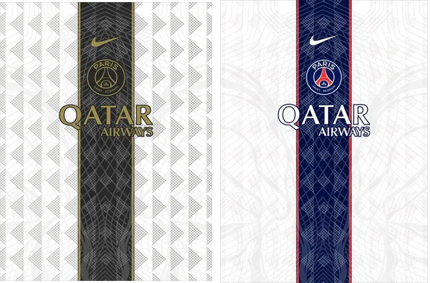 paris saint germain 2023 concept geometric