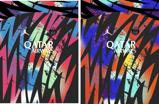 paris saint germain concept colors