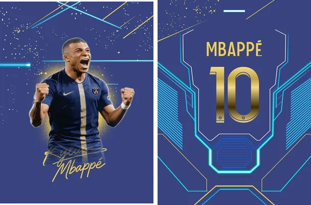 paris saint germain mbappe concept