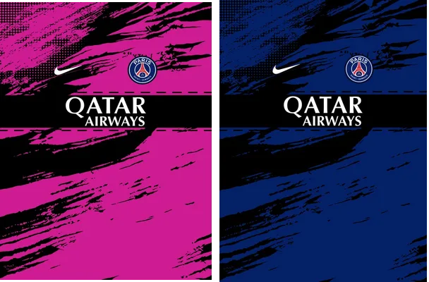 paris saint germain pink grunge concept