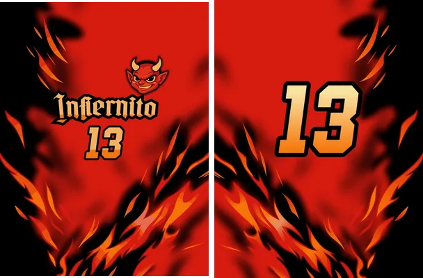 pattern basketball fuego infernal