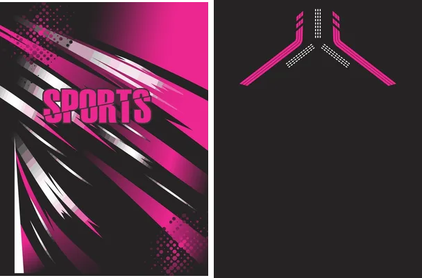 pattern degrade fucsia sports 2022