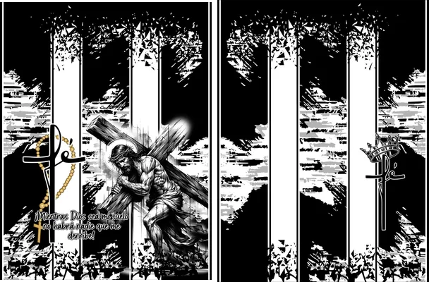 pattern design jesus grunge