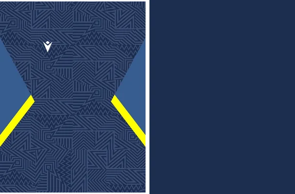 pattern geometric sports blue