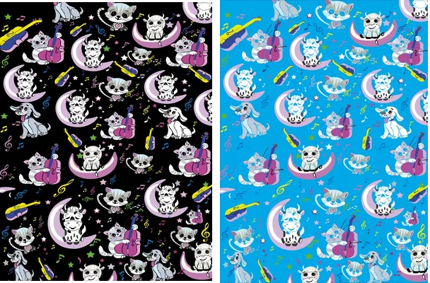 pattern infantil mascotas