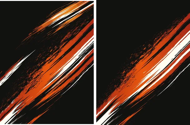 pattern lineas orange