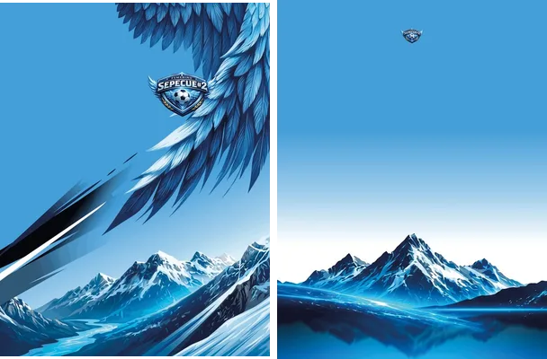 pattern mountains blue