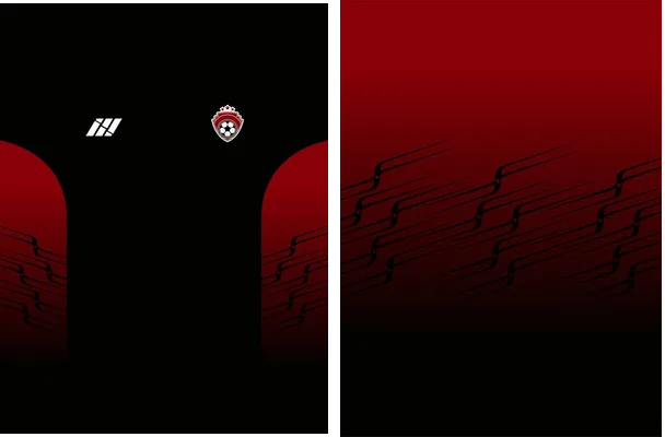 pattern red black campera 2023