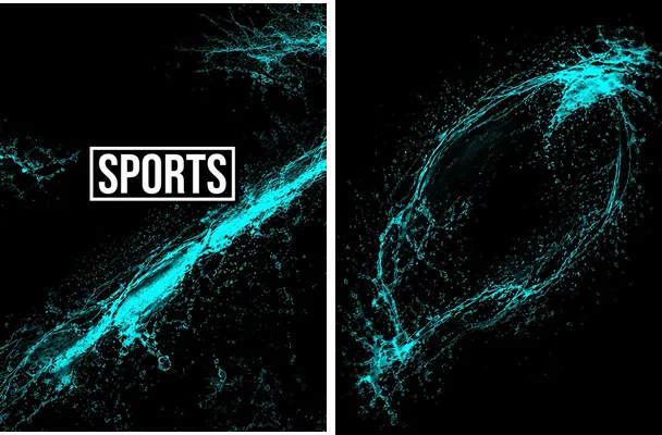 pattern sports black water