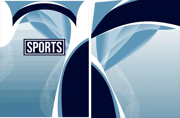 pattern sports blue degrade