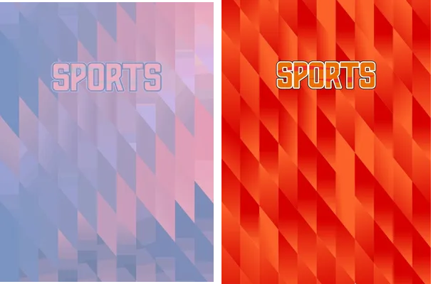 pattern sports degrade personalizado