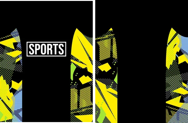 pattern sports geometric colors