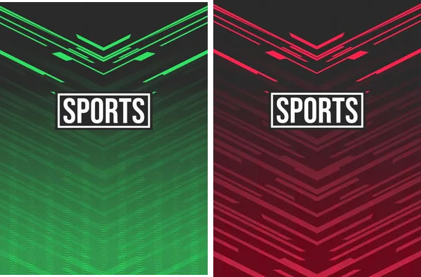pattern sports green degrade 2