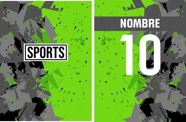 pattern sports green grunge