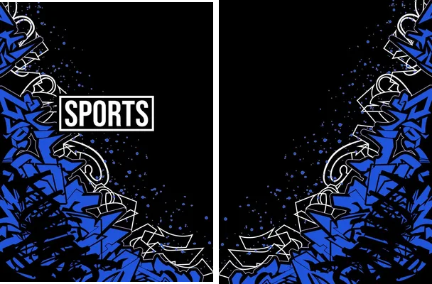 pattern sports grunge asbtract blue