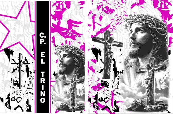 pattern sports grunge jesus