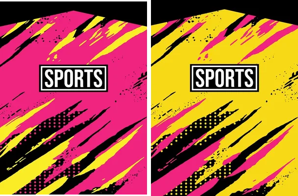 pattern sports grunge pink yellow