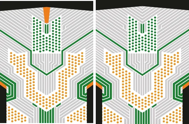 pattern sports halftone geometric