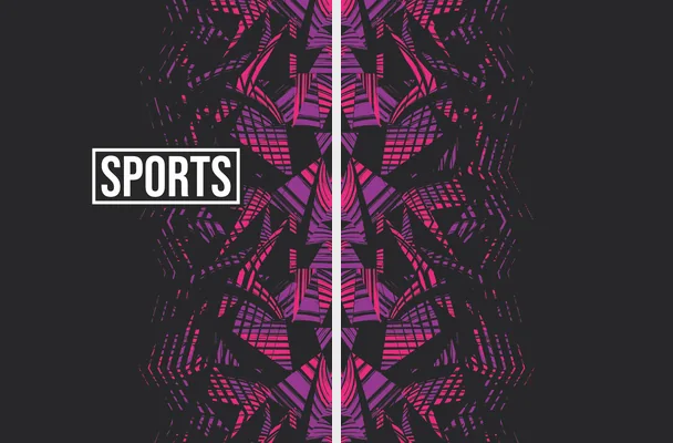 pattern sports line black pink