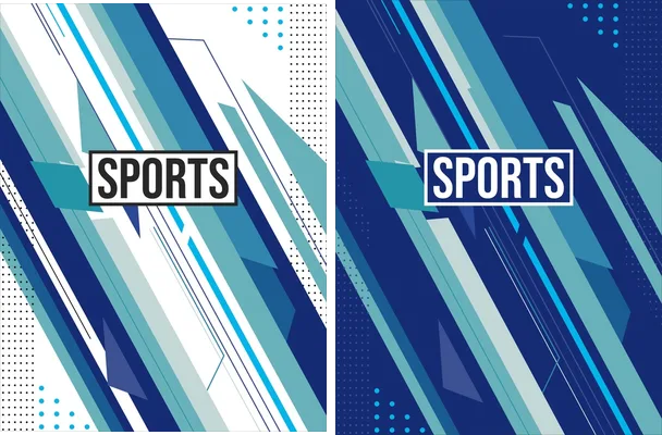 pattern sports line geometric