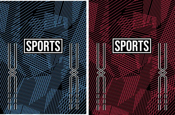 pattern sports line voleyball