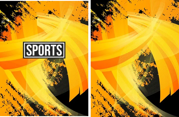 pattern sports yellow degrade