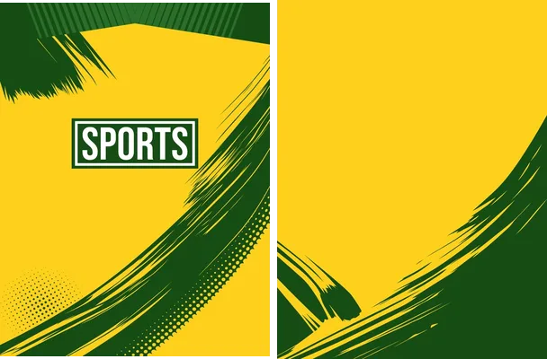 pattern sports yellow grunge