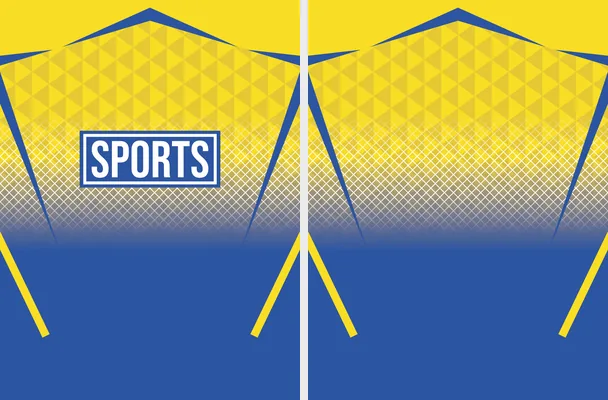 pattern sports yellow triangulo