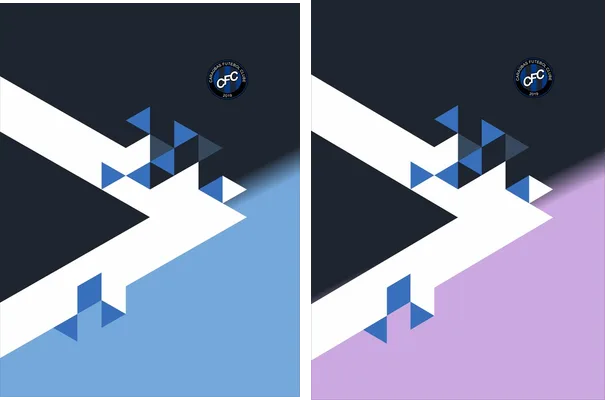 pattern triangulos degrade