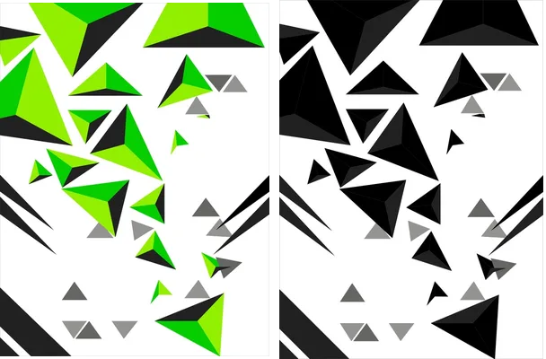 pattern vector triangulos