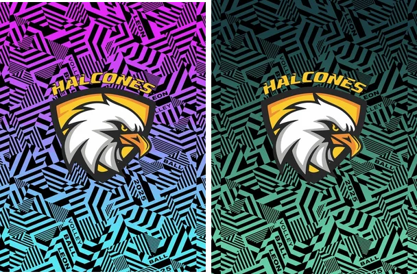 pattern volleyball halcones
