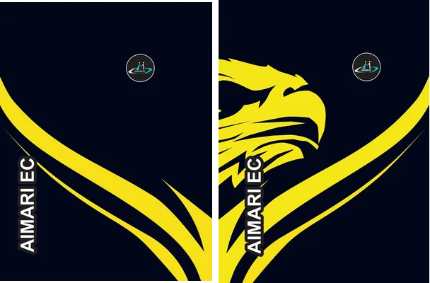 plantilla de camiseta de futbol 2021 aimari ec